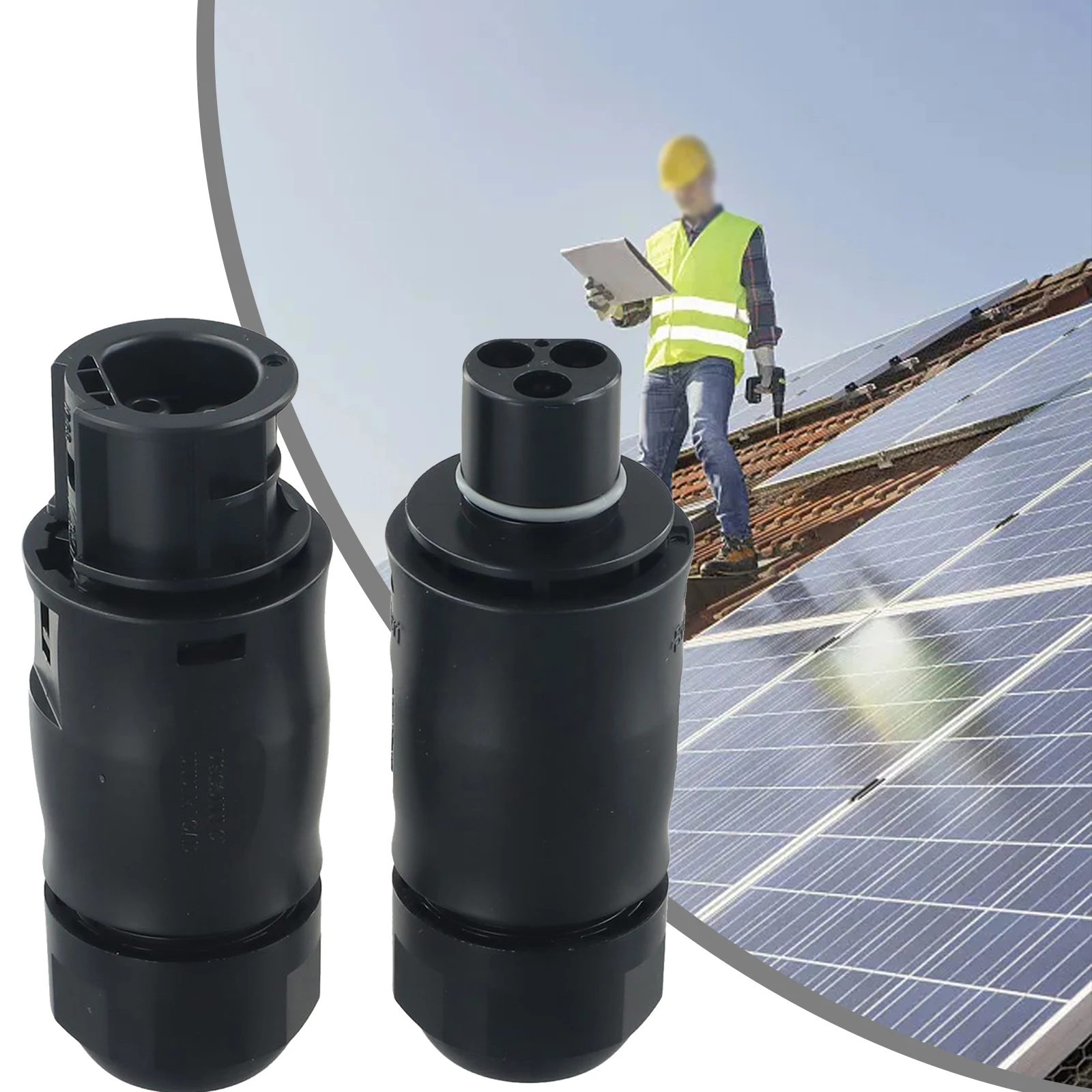 

Durable Socket Plug Set Betteri BC01 ABS AC Male/female Black Flexible IP68 Reliable Stable Versatile Waterproof