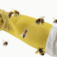 Sheepskin windproof gloves, professional protective covers for beekeepers, ventilated gloves, and beehive tools for prevention 1