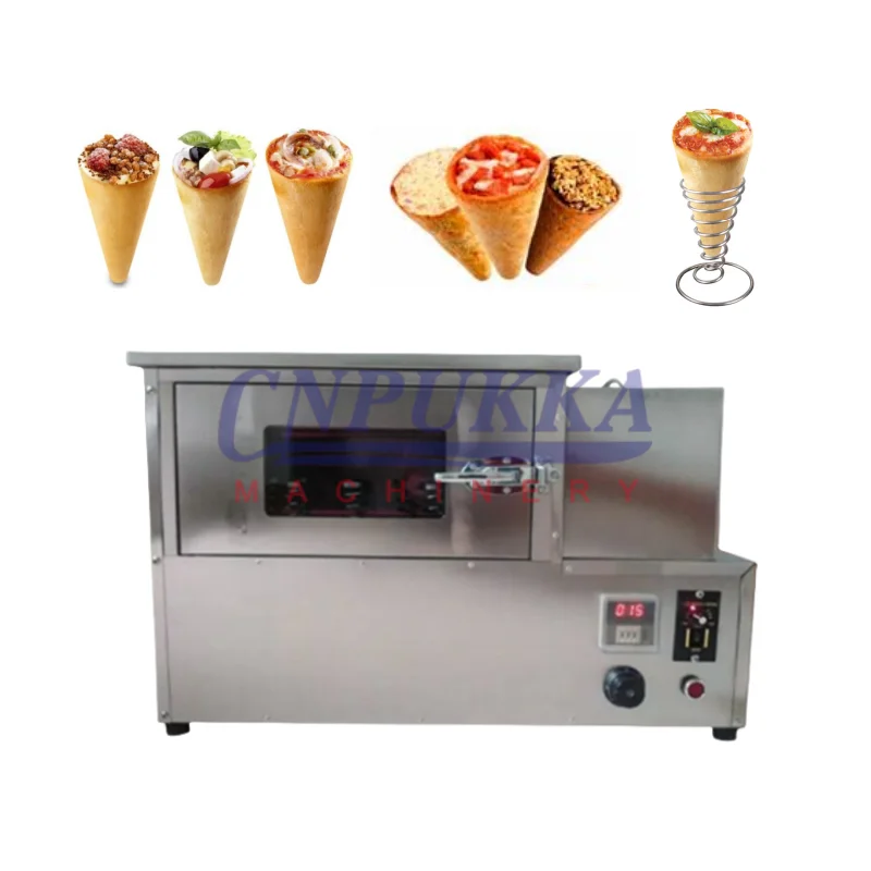 12pcs/batch Stainless Steel Cone Pizza Rotary Oven Kono Cone Pizza Baking Machine 110V 220V Rotating Oven