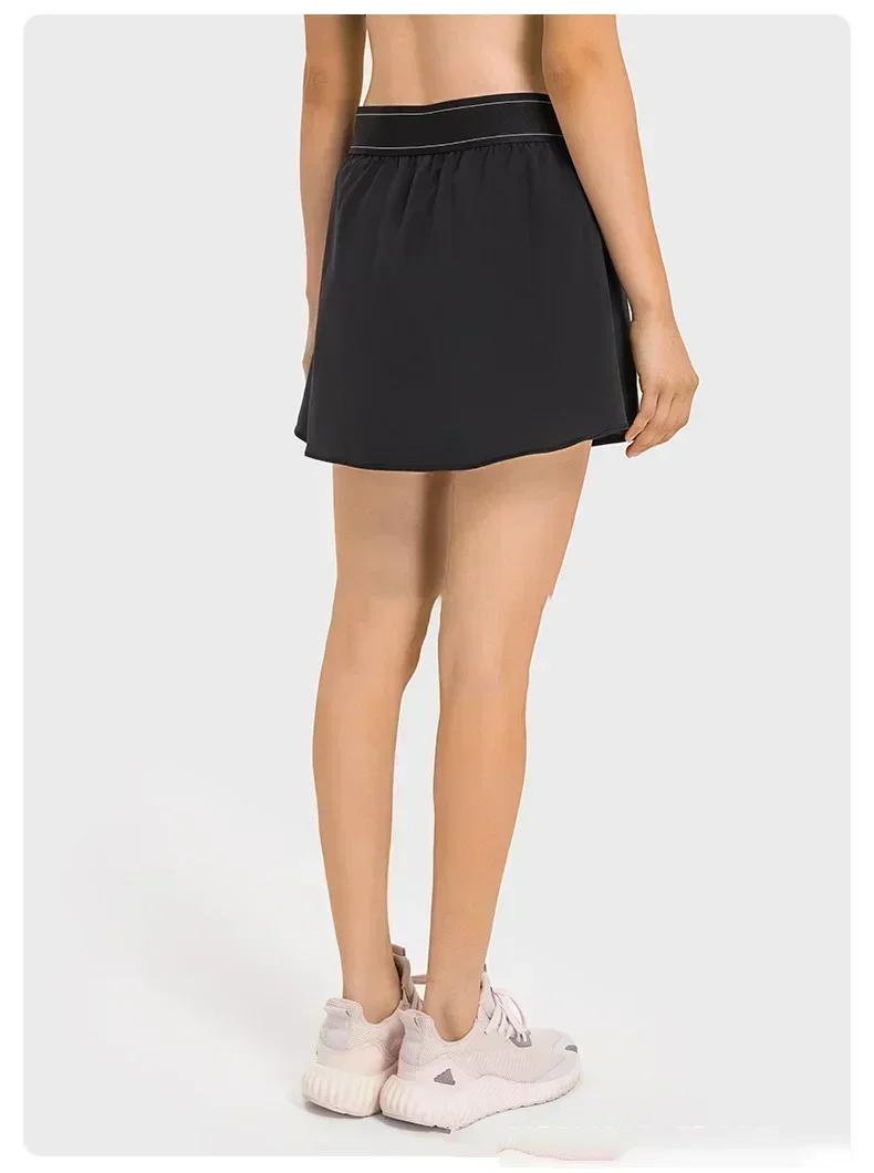 Sports Skirt for Women Outdoor Sports Tennis Skirt Speedo Moisture Wicking Breathable Fitness