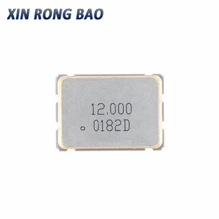 5PCS 5*7mm 7050 4 pins SMD Oscillator 12MHz 12M 12.000mhz Active Crystal Oscillator