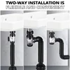 Flip Top Sink Drain Pipe Set Retractable Deodorant Sewer Drainage Water Hose Wash Basin Drainer Bathroom Kitchen Accessories 2