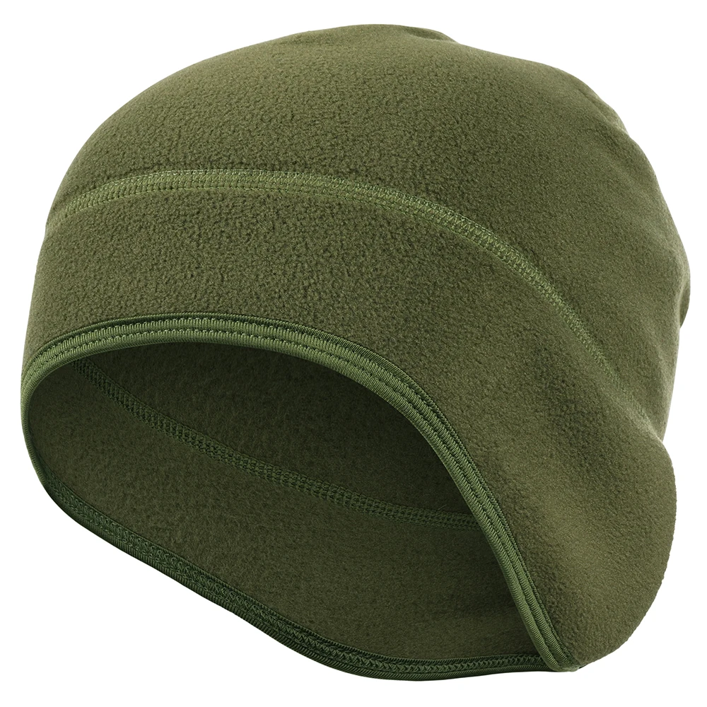 Cozy Winter Fleece Beanie with Ear Warmer and Windproof Protection