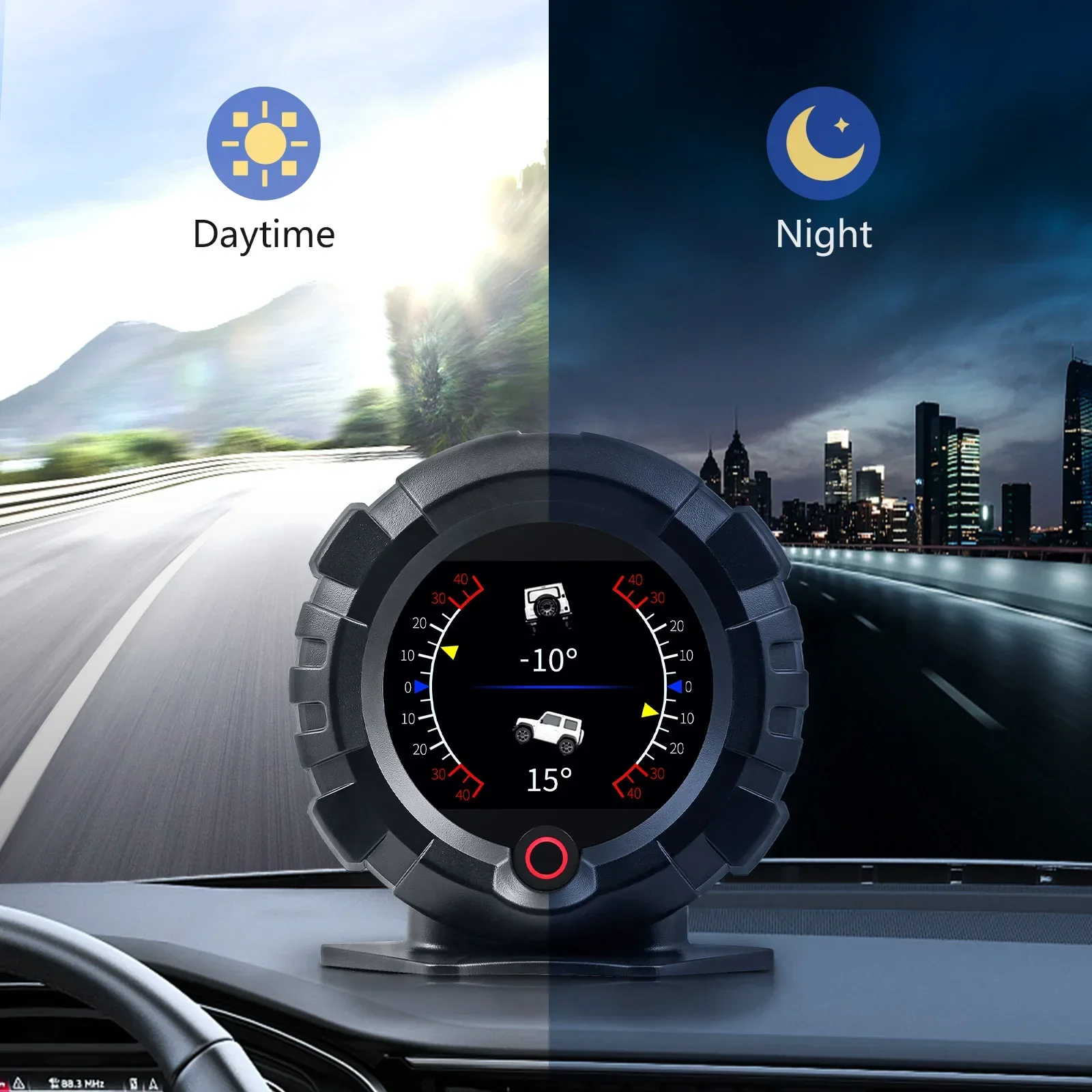 Obd/gps Head-Up-Display x95 Digital Automotive Fahr geschwindigkeit Slop Meter GPS Tacho Auto Head-Up-Display Autozubehör – Detail 20