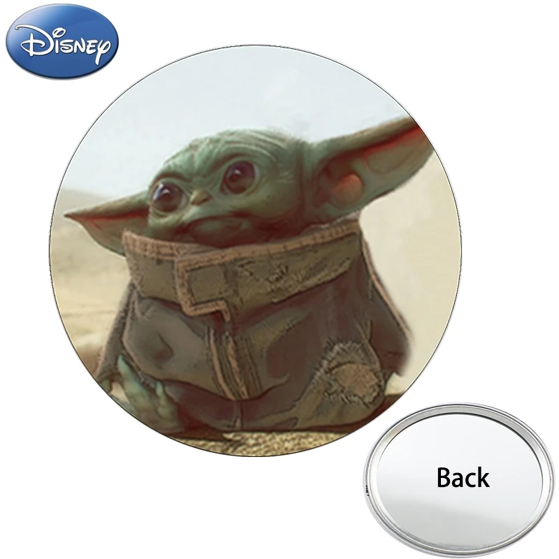 Baby Yoda Mirror Disney Brand Star Wars Compact Portable For Makeup