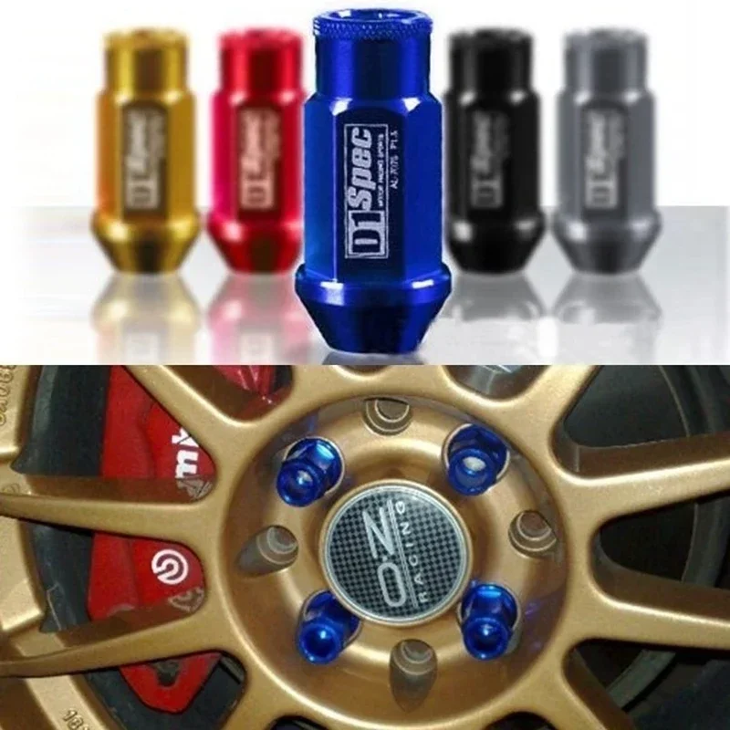 D1SpecWheelLugNutsJDMCarRacingAluminiumalloyWheelLugNuts