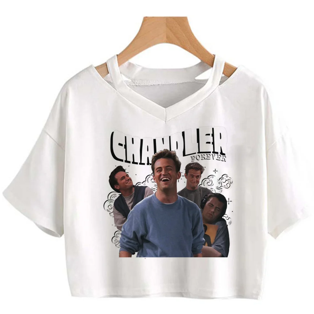 Chandler Bing Tshirt Donna Divertente Comic T-Shirt Ragazza Comic Clothes