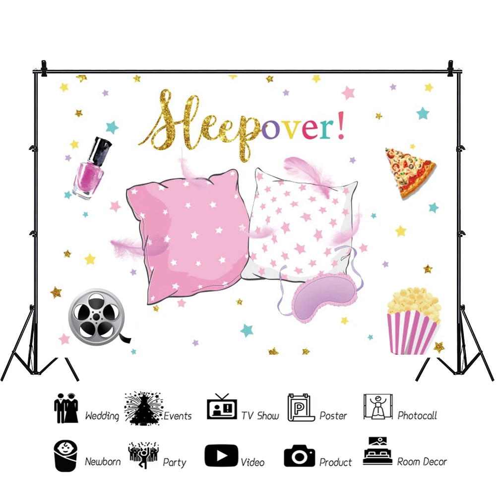 Laeacco Sleepover Ƽ  Sleepover   ο ũ ҳ Ƽ  ʻȭ    