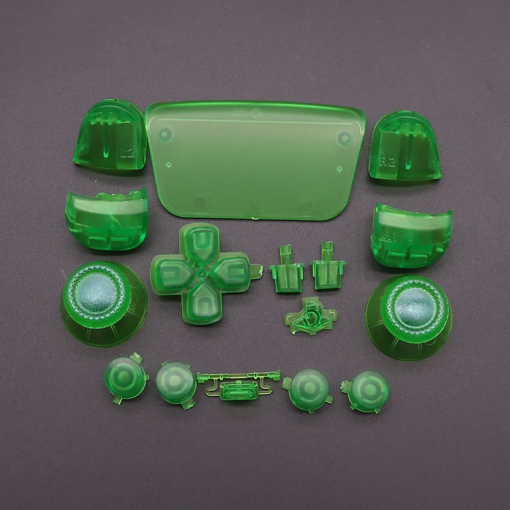 Replacement Buttons Set D-Pad L1 R1 L2 R2 Trigger Button Key Accent Ring For PS5 BDM-010 V1 Controller