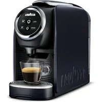 Mini Single Serve Espresso Coffee Machine, 5.3" x 13" x 10.2" 2 Coffee selections: simple touch controls, programmable free dose 1
