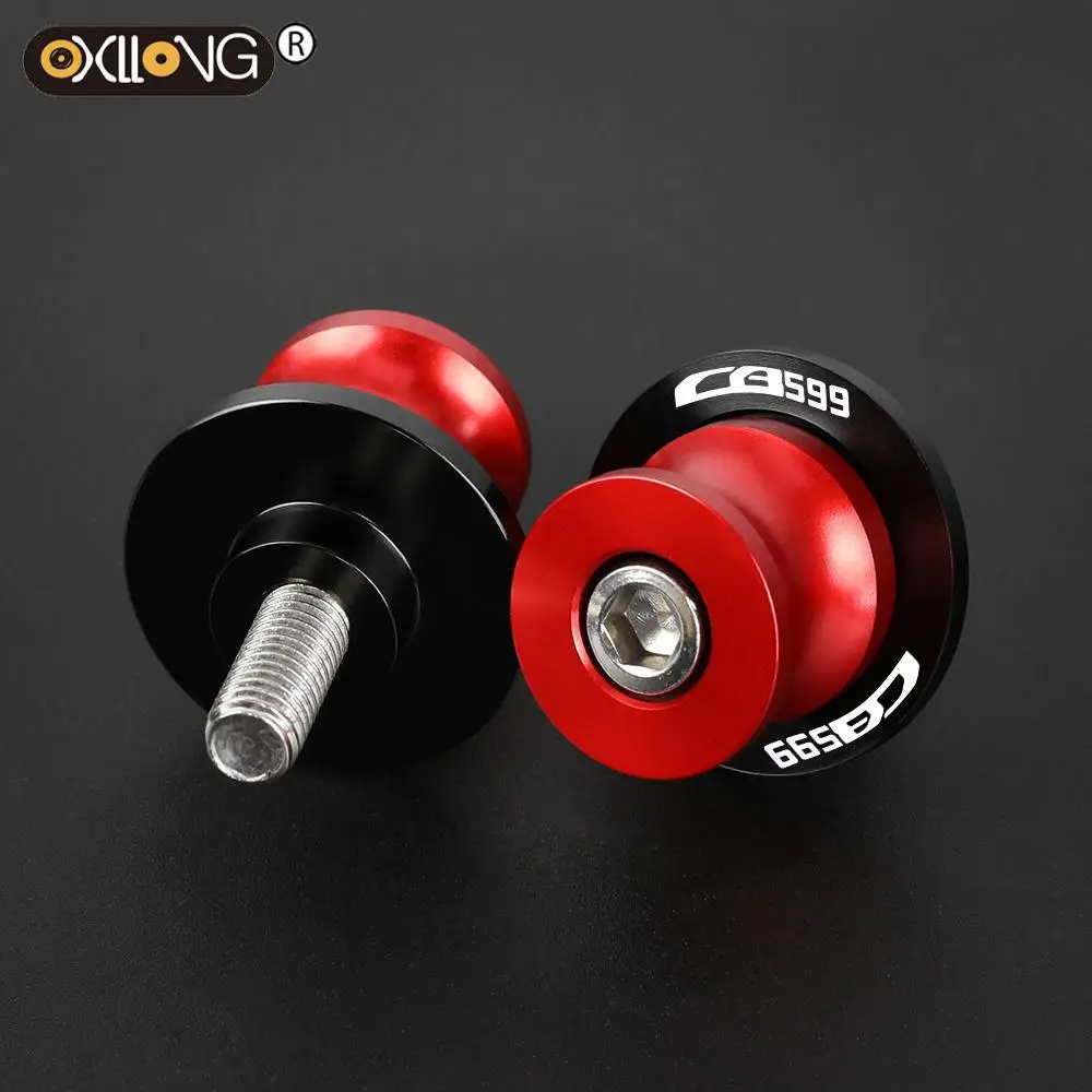 

For HONDA CB599 CB 599 2007 2008 2009 2000 2001 2002 2003 2004 2005 2006 2007 2008 2009 Swingarm Spools Slider Rear Stand Screws