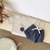New Summer Baby Clothes Set Infant Toddler Fruit Lemon Print Round Neck T-shirt+Shorts Newborn Boys Girls Outfit Set 2PCS 5