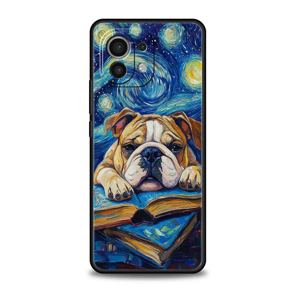 Charming Black Pug Close-Up Phone Case Cover