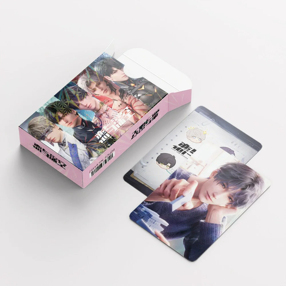 92PCS 사랑과 깊은 공간 게임 캐릭터 LOMO 카드 - 팬 및 선물용 애니메이션 소장용 HD 사진 카드