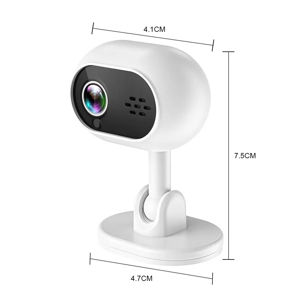 HD 1080P Wifi Mini kamera bezprzewodowa do domu dwukierunkowa kamera monitorująca Audio noktowizor niania elektroniczna Baby Monitor alarmowy w czasie rzeczywistym