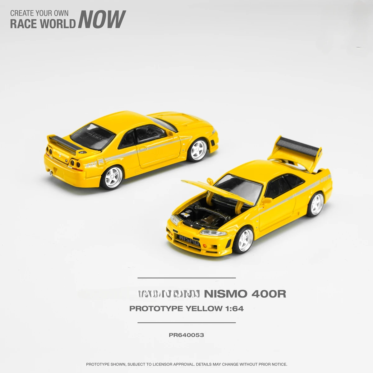 

XCarToys X POP RACE 1:64 Nismo 400R скоростная желтая литая модель автомобиля