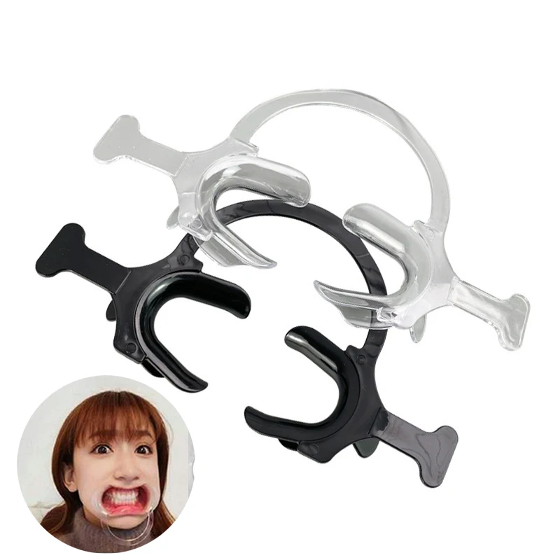 3pcs Dental Mouth Opener Plastic Orthodontic Oral Cheek Retractor With