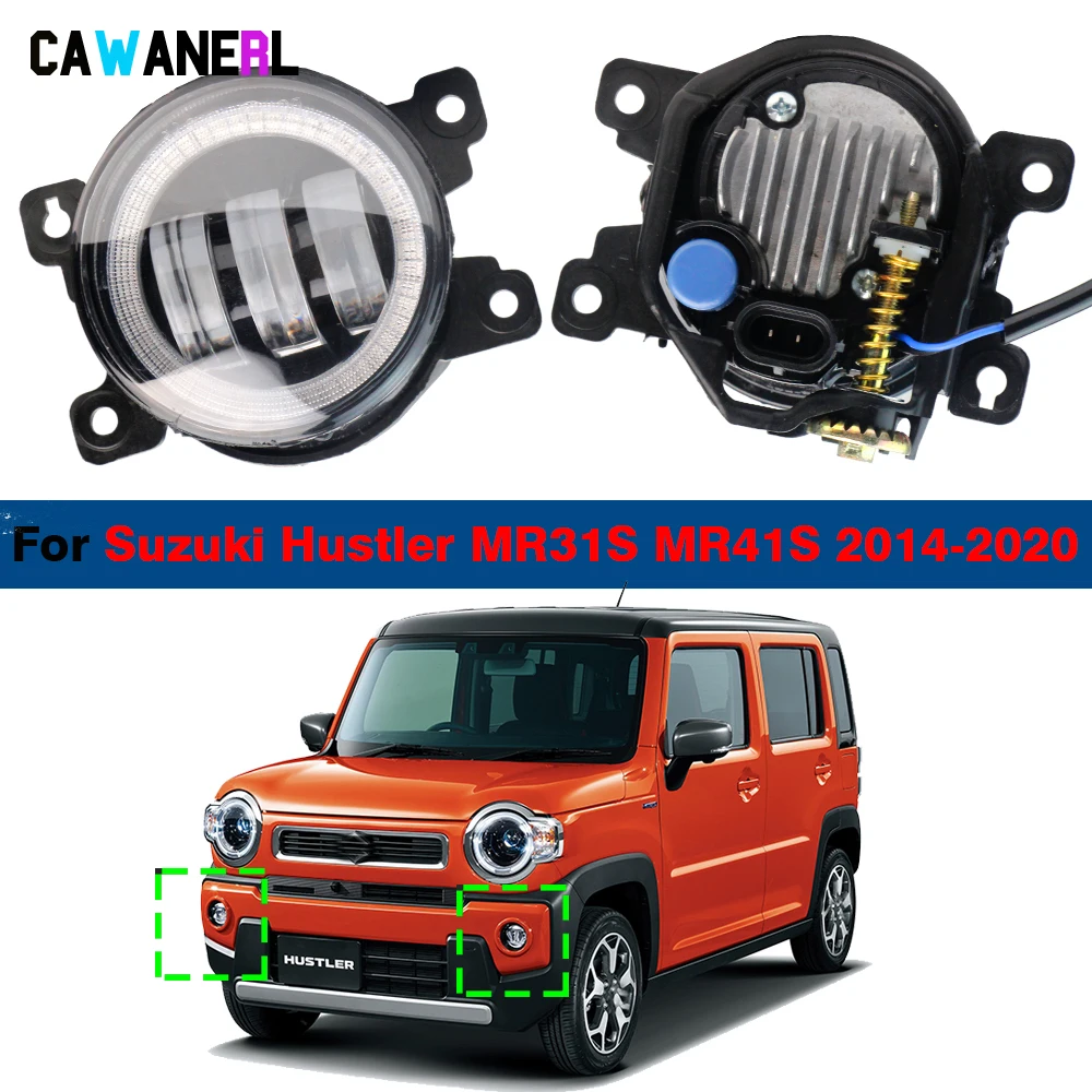 

2X30W H11 Canbus автомобильный ангельский глаз, фототуман, дневной свет, ДХО для Suzuki bustler MR31S MR41S 2014 2015 2016 2017 2018 2019