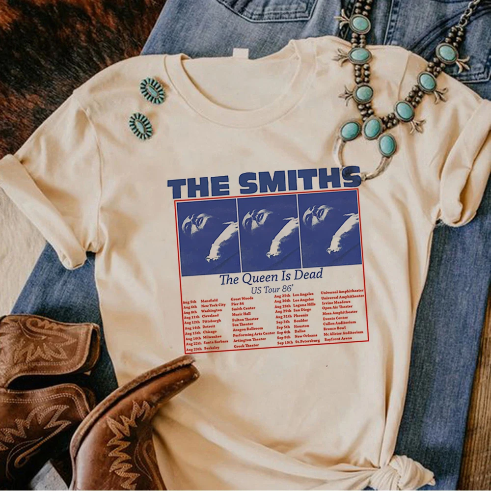 

Футболки the Smiths для женщин, Аниме Манга, комикс, футболка для девушек в японском стиле 1920-х, забавная одежда