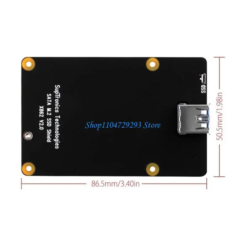 Y2GD X862 V2.0 NGFF 2280 SSD 확장 보드(RaspberryPi 4 성능용)