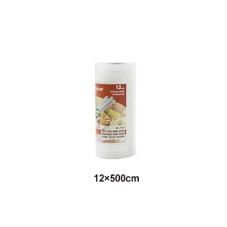 Premium Vacuum Sealer Storage Bags for Long-Lasting Freshness (12x500cm)