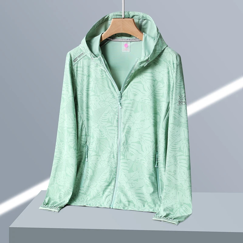 UPF50+ Sunscreen Clothing Casual Fashion Loose Camo Outdoor Sports and Fitness Top Summer UV Protection Couple windbreaker M-5XL