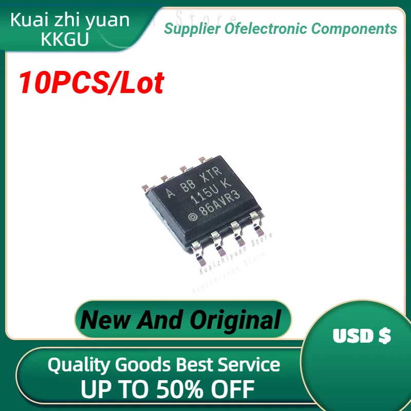 

10PCS/Lot New And Original XTR115 XTR115U SOP-8 XTR115UA/2K5 XTR115UA SOP8 Quality Goods