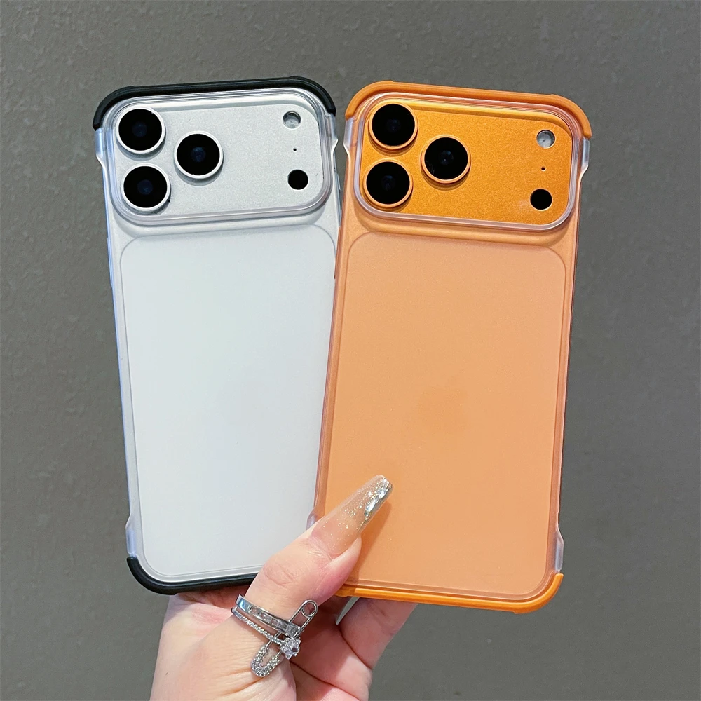 Frameless Matte Ultra Thin Shockproof Frosted Clear Phone Case