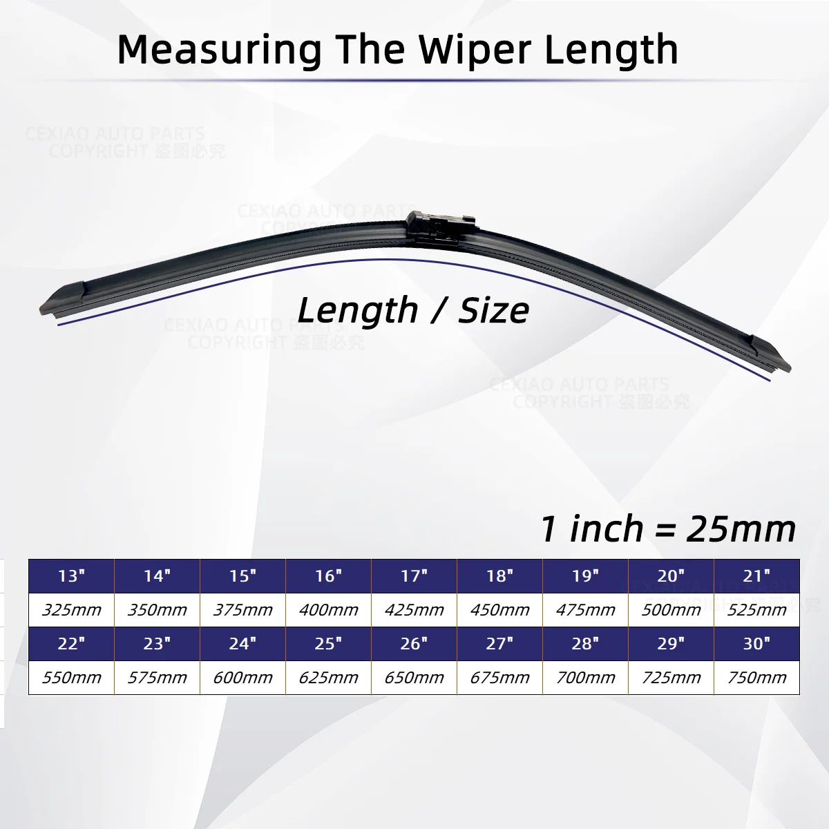 Windshield Wiper Blades OEM Universal for Car