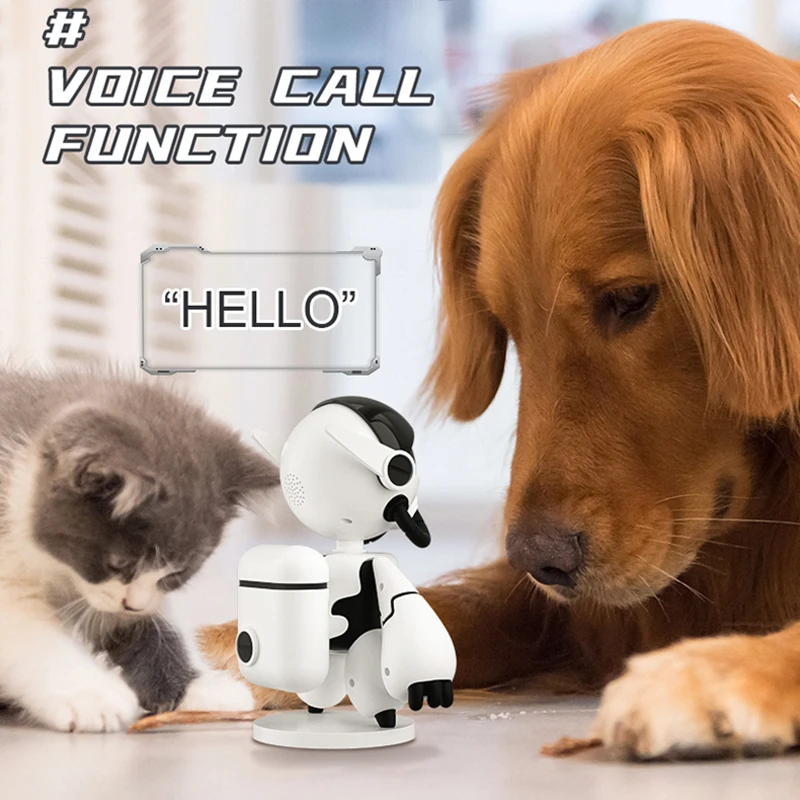 Robot Camera WIFI Mini Cameras 2MP IP Indoor Cam Wireless PTZ Monitor Audio Video Security Surveillance 1080P Night Vision