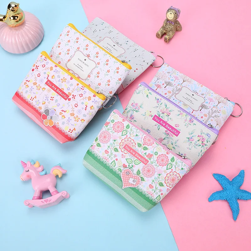 Cartoon Wallet New Pu Cartoon Leather Children's Small Bag Key Coin Purse