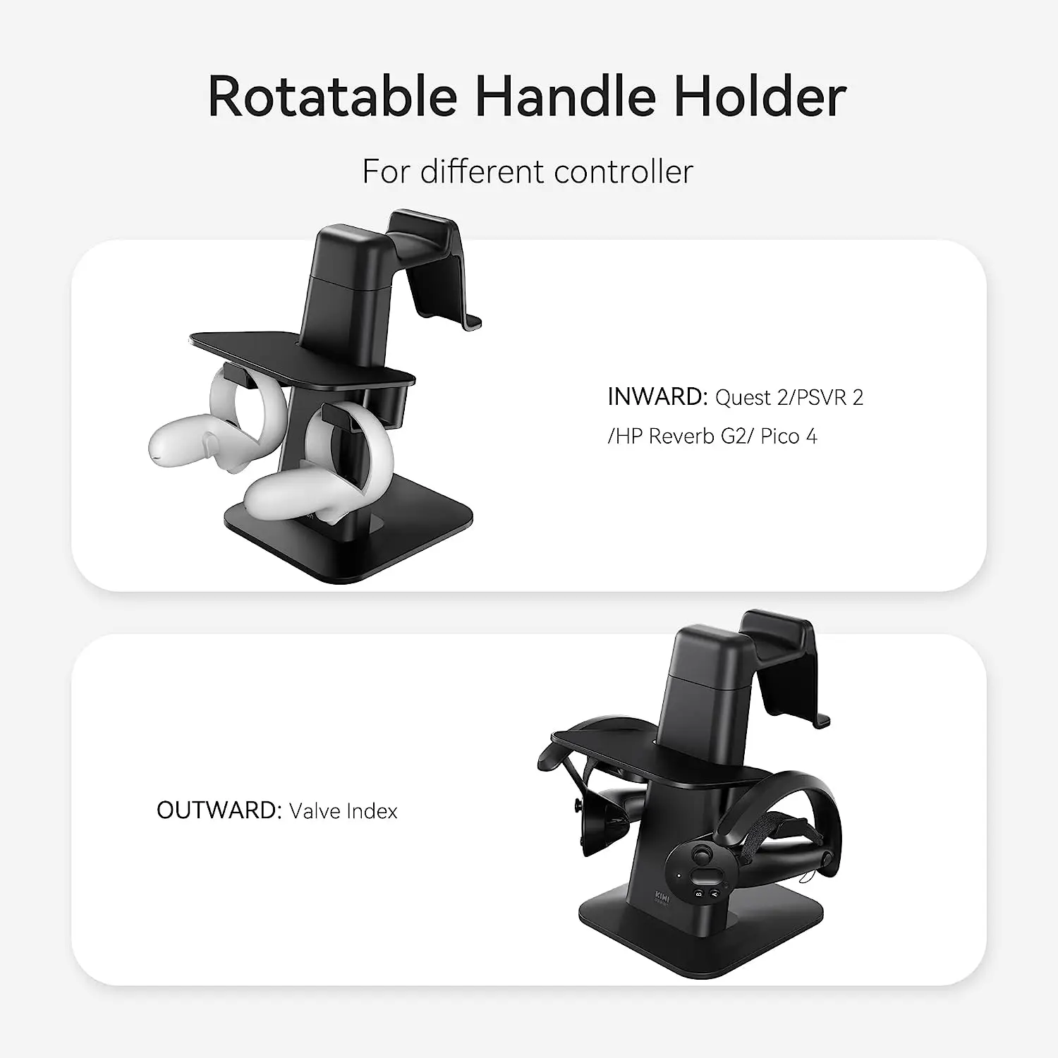 Upgraded VR Stand Headset Display And Controller Holder Mount Station For Oculus Quest 2/HTC Vive Stand KIWI design vr stand