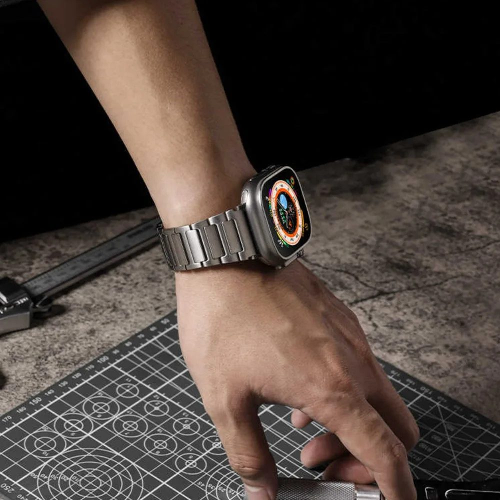 Premium Titanium Apple Watch Band Bracelet Strap