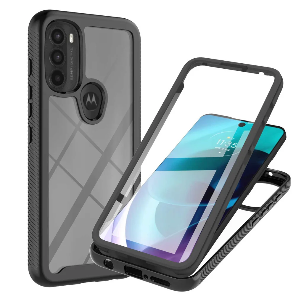 

Hybrid Full Coverage Rugged Case For Motorola G71 5G Case Moto G 71 Shockproof Protective Cover G22 G52 With Screen Protector