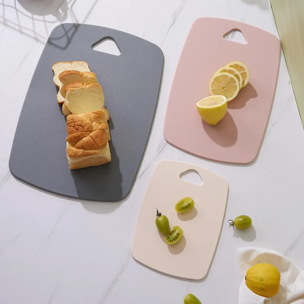 Dropship Kitchen Chopping Board Set Of 3 With Dishwasher Safe, Anti-Skid  Eco-Friendly Wheat Straw Cutting Board Set In 3 Sizes, Safe For Vegetable  Fruits Meats Fish With Handle Hanging Hole to Sell