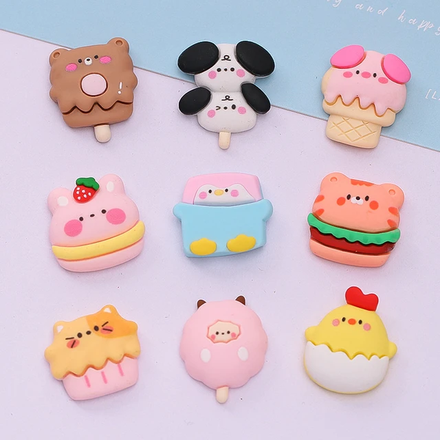 Mini cabochons en résine à dos plat pour scrapbooking, série d'animaux de  dessin animé mixte, bijoux à bricoler soi-même, accessoires de décoration,  artisanat mignon, nouveau, 10 pièces - AliExpress