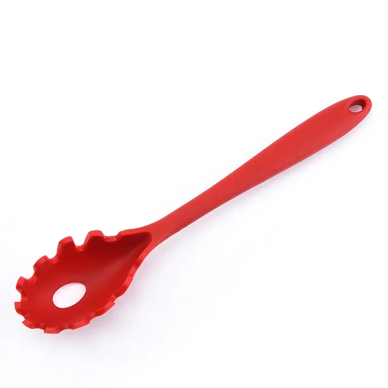 Silicone Cooking Utensils Spaghetti Spoon Kitchen Noodle Pasta Tool Home High Temperature Non-stick One-piece Powder Claw