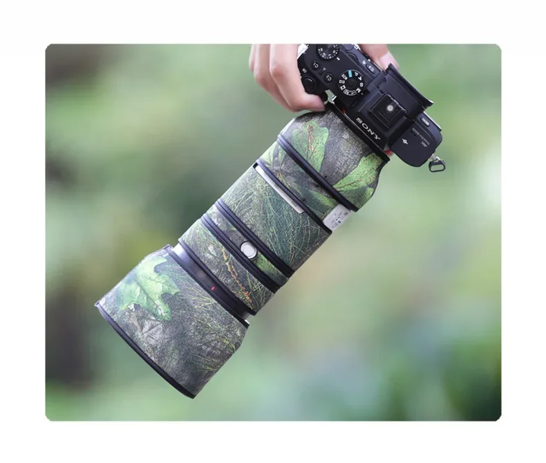 Sony fe 70-200 f4 g oss (sell70200g) 用防水レンズカモフラージュ