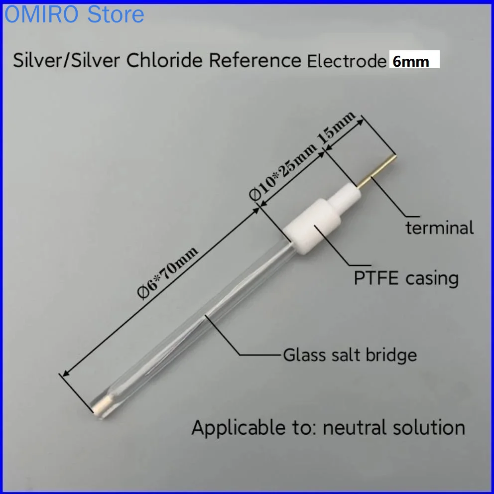 

Silver Silver Chloride Reference Electrode Ag AgCl Reference / Electrochemistry of Saturated Potassium Chloride Solution