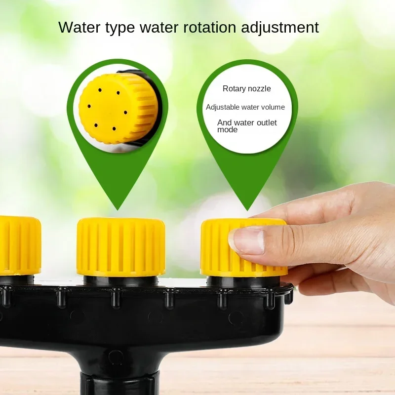 1PCS Agriculture Atomizer Nozzles Home Garden Lawn Water Sprinklers Farm Vegetables Irrigation Spray Adjustable Nozzle Tool