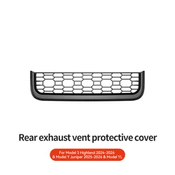 YZ Juniper Rear Center Console Air Vent Cover Dust Shield - Styling Interior Accessory (Simple style)