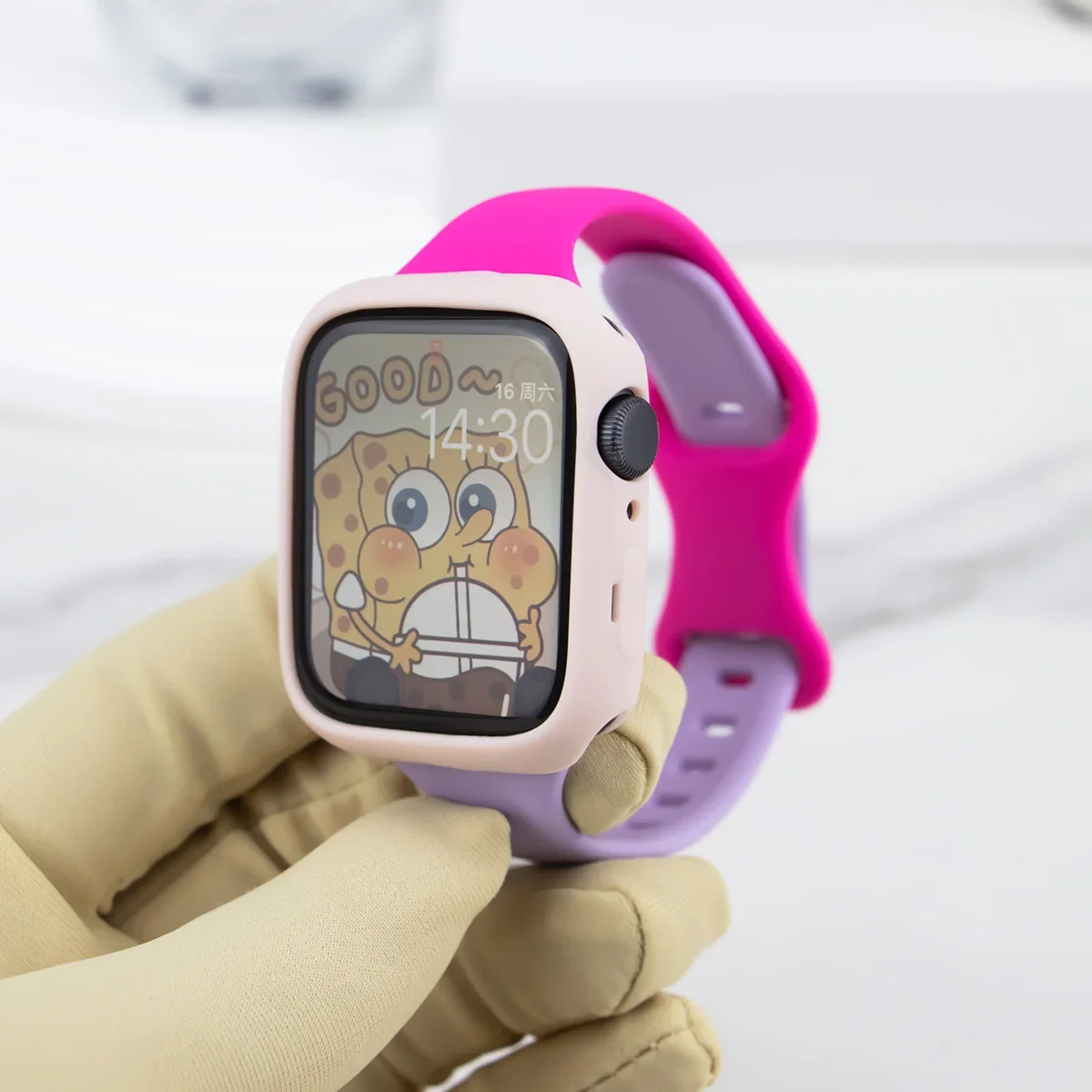 Soft Silicone Sports Strap with Protective Case