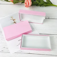 Wholesale Colorful Print Logo Magnetic Drawer Case Empty Box Mink False Eyelash Packaging Logo Glitter Paper Magnetic Box Makeup 2