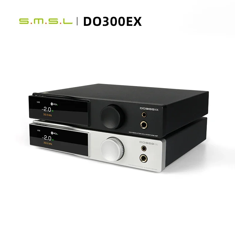 SMSL DO300EX Audio Decoder & Headphone Amplifier AK4191 AK4499EX DAC XMOS XU-316 768KHz Decoding DSD512 Digital Pre-Amplifier