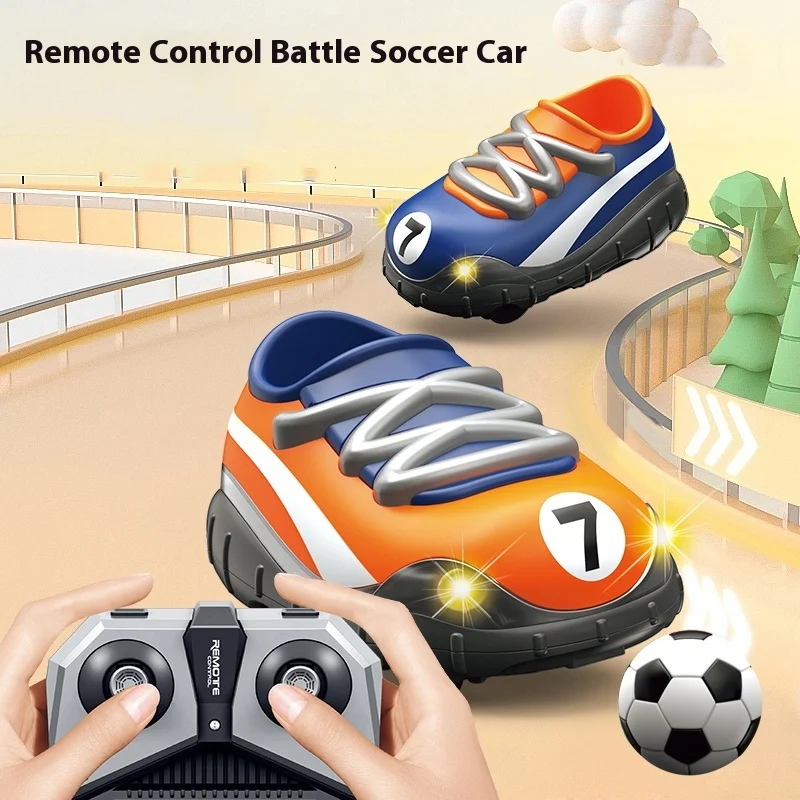 New Tide Remote Control Soccer Car Mini Cartoon Shoes Competitive