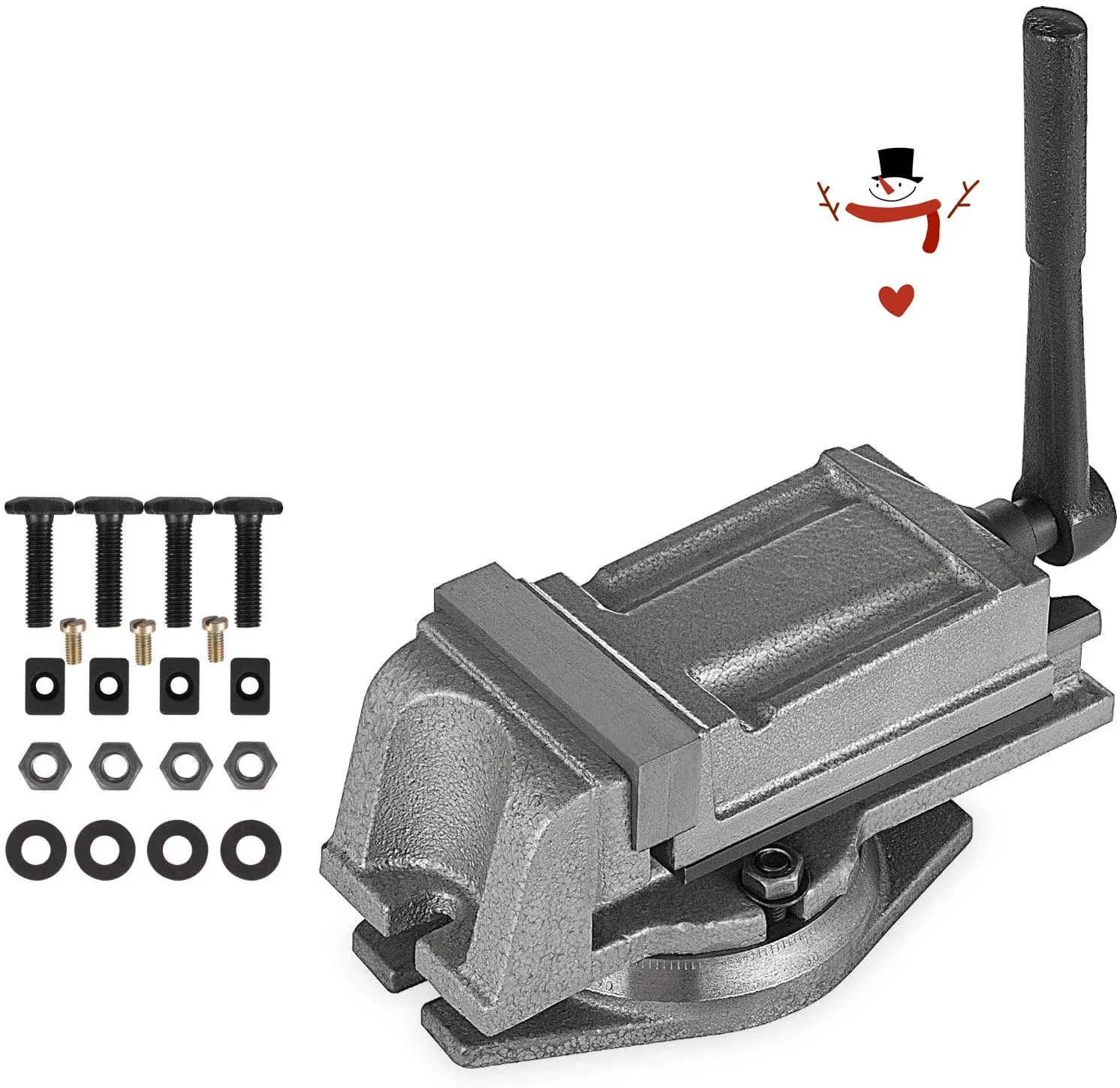 

VEVOR 5 Inch Vise Bench Clamp Heavy Duty Precision Chuck Milling Machine For Milling Bench Drill Press Stand Lathe Mini Tools
