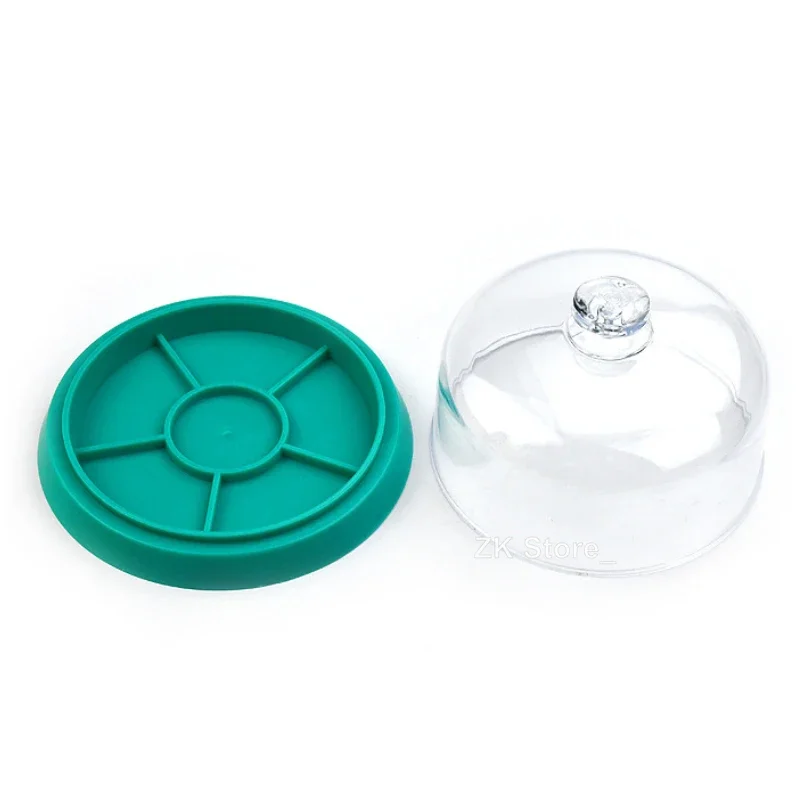 6 Slots Watch Dust Sheet Cover with Tray Watch Movement Repair Tool Spare Protector Watchmaker Repair Tools Jewelry Tools Boxes watch parts