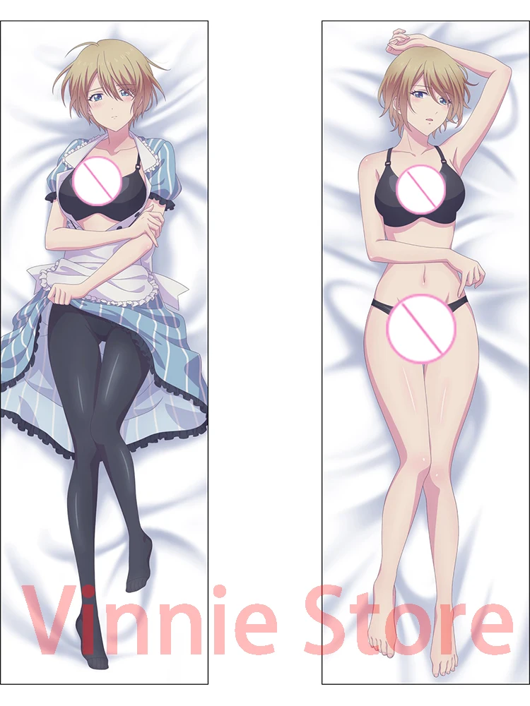 

Dakimakura anime Akane Hououji Goddess Cafe Terrace Large Breasts Double-sided Print Life-size body pillows cover Decoration