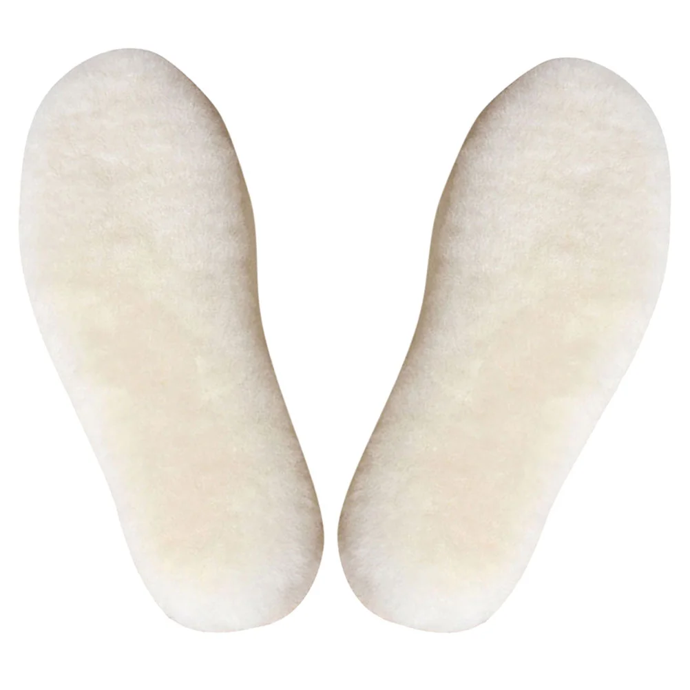 

1 Pair Winter Warm Insole Comfortable Insole Wool Shoe Insole Winter Shoe Parts