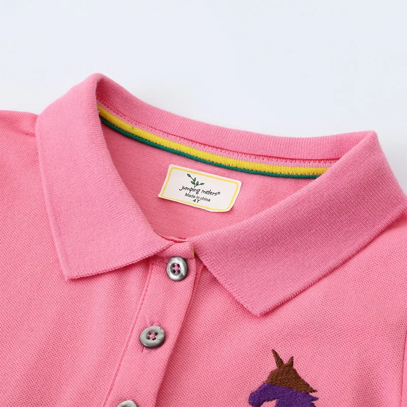 Girls Dresses Summer Pink Cute Elegant Princess Dress Toddlers' Short Sleeve Uniform Picque POLO Baby Birthday Party Clothes